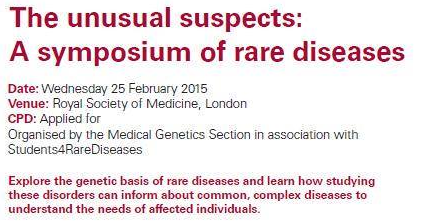 Royal Society Of Medicine – Students 4 Rare Diseases