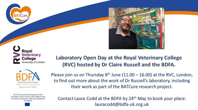 RVC Lab Day Advert For BDFA Website
