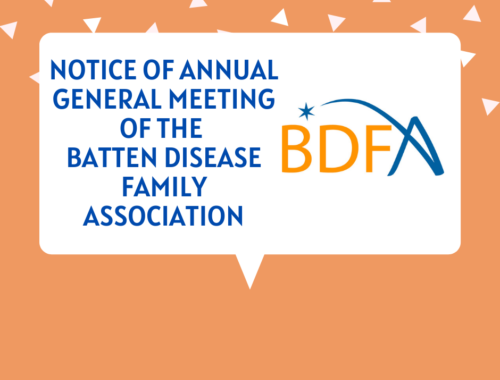 Notice Of Annual General Meeting Of The Batten Disease Family Association 2020