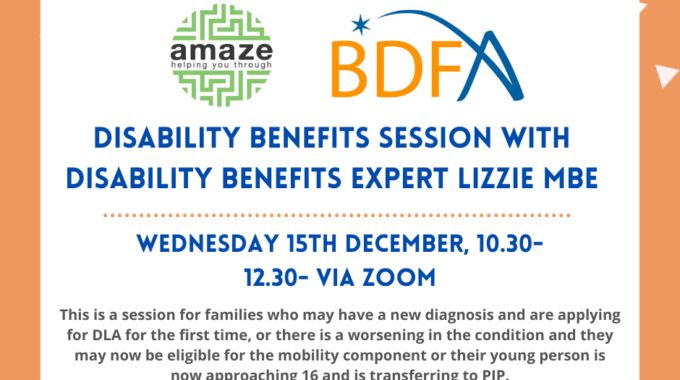 Disability Benefits Session With Disability Benefits Expert Lizzie MBE