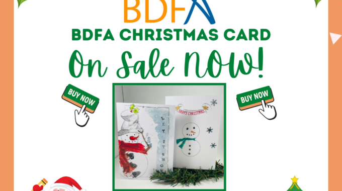 BDFA CHRISTMAS CARDS ON SALE NOW!!