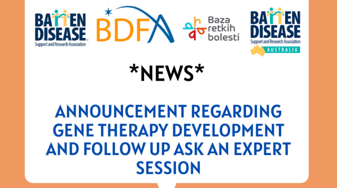 Important Announcement Regarding Gene Therapy Development And Follow Up Ask An Expert Session