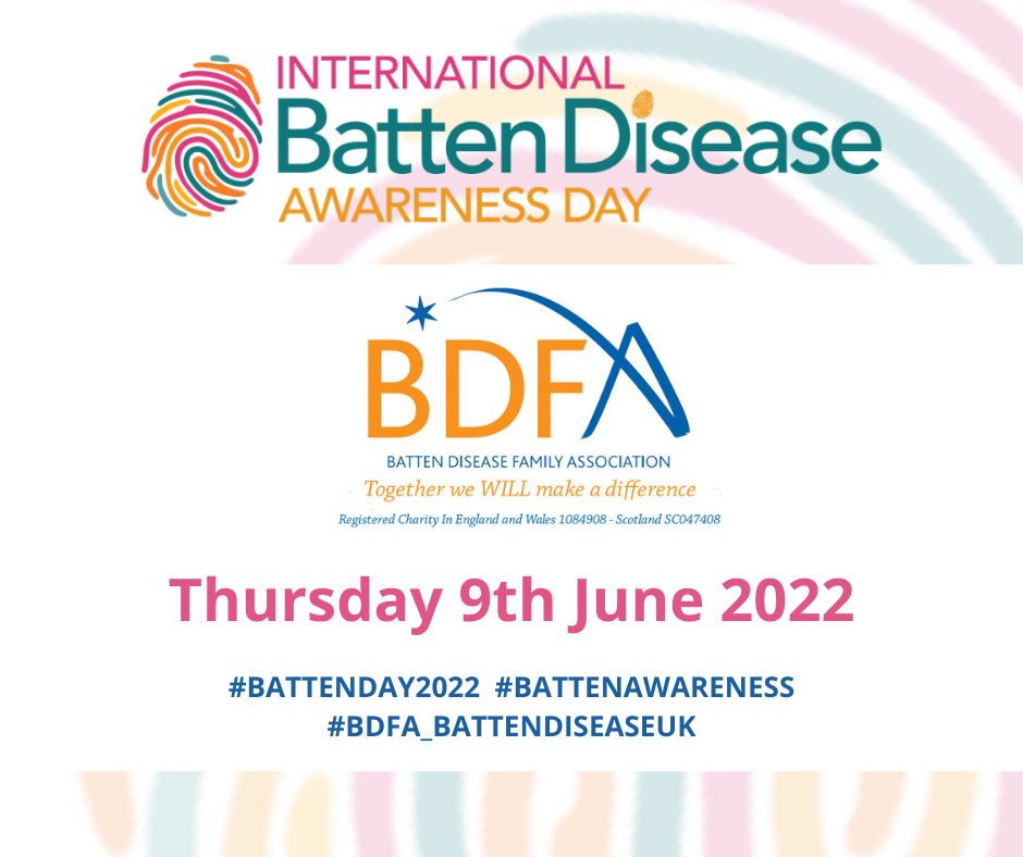 International Batten Disease Awareness Day New- June 9th 2022