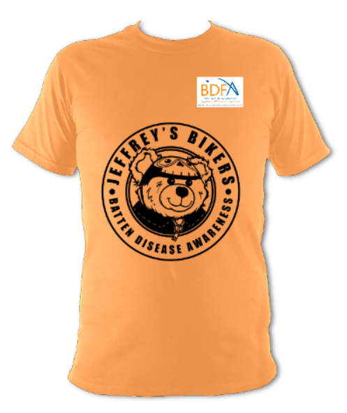 JBJ 2023 Ride T Shirt (Orange) – Front
