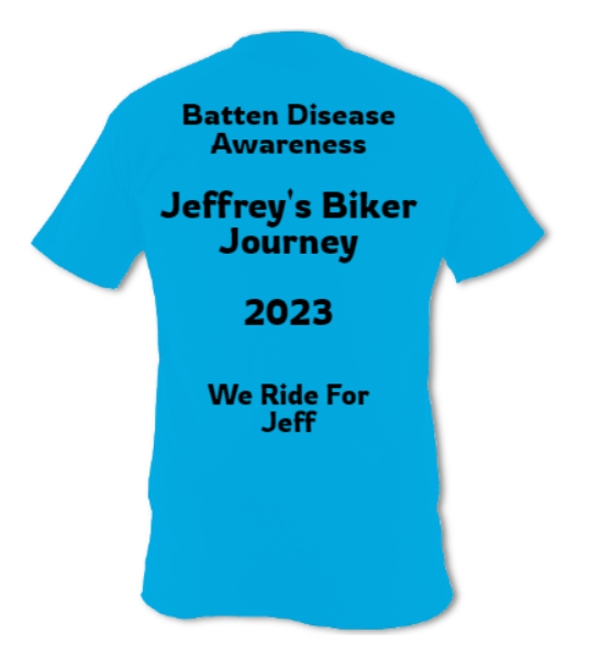 JBJ 2023 Ride T Shirt (Sapphire Blue) – Rear